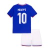 Maglia ufficiale Francia Mbappé 10 Casa Euro 2024 per Bambino